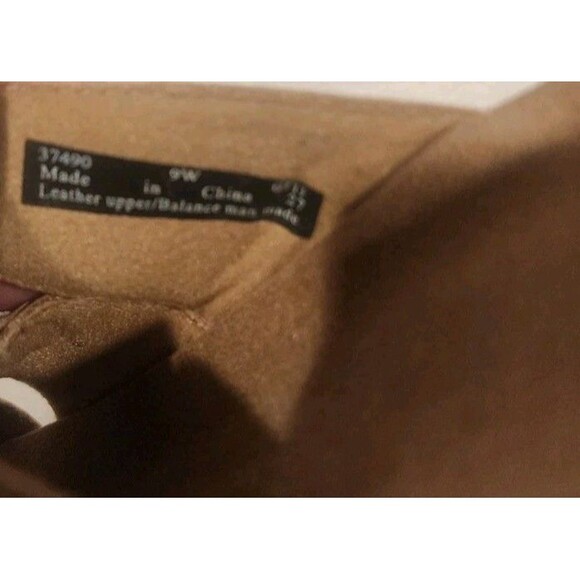 Clarks Tan Leather Sandals Bendables Hook Loop Comfort Slides Women Size 9W - Picture 4 of 4